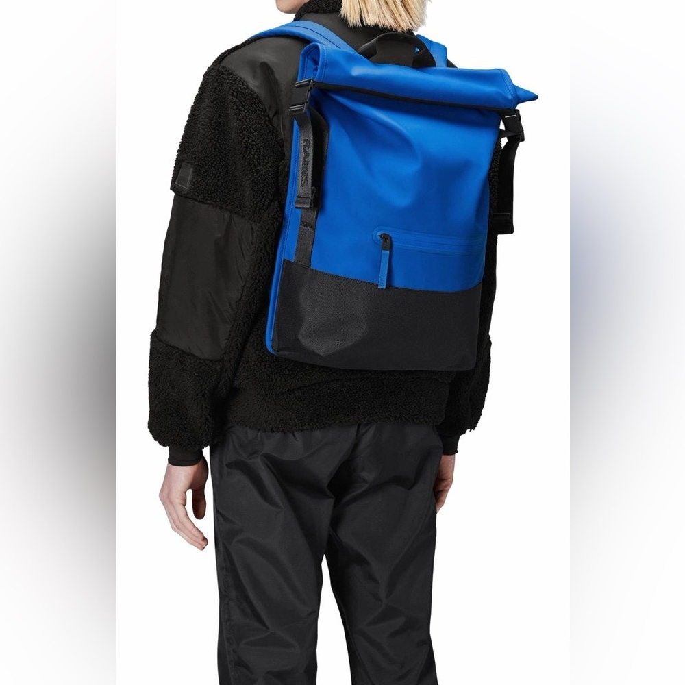 RAINS Trail Rolltop Backpack in Waves